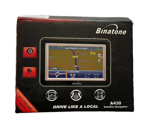 Binatone a430 sat nav gps - a430, 4.3"
