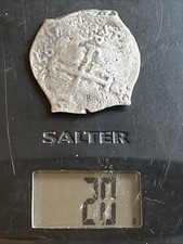 REPLACEMENT COIN: 1588 SPANISH ARMADA 8 REALES COIN GOOD GRADE FREE P&P UK