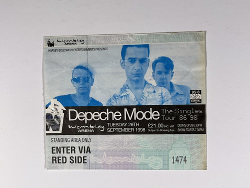 Depeche mode ticket - mode, the