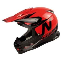 Nitro MX700 Podium MX Motocross Enduro Motorcycle Helmet Holeshot Black Red