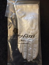 MARY QUANT SILVER SHORT GLOVES