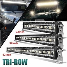 Led Work Light Bar 12V 24V Spot Flood for Truck SUV 4X4WD Offroad 22"32"42"52"