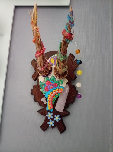 Multicolour deer skull with - deer,