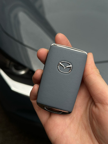 Handmade mazda leather - car, key