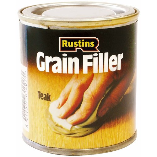 Rustins grain filler teak 230g - rustins,