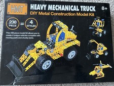 HMT Heavy Mechanical Truck DIY Metal Construction Model Kit 8+Years - 238 Pieces