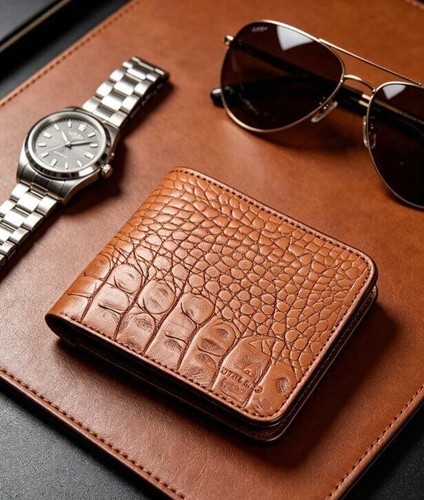 Mens leather wallet handmade - mens,