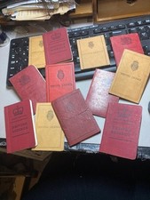 Vintage UK RED or Brown Driving licences Salford & Manchester, Lots to pick from