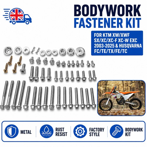 Offroad plastics bolt kit - kit, for