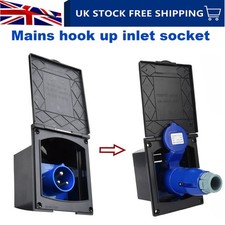 Mains Hook Up Inlet Socket