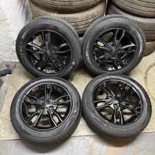 Ford Fiesta Zetec 15 Inch Alloy Wheel 195/55/15 Set Of 4 Gloss Black