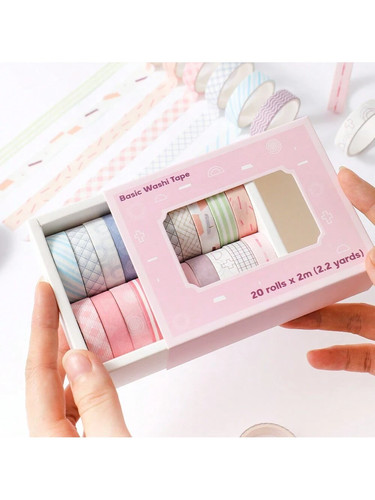 Rolls macaron washi - 20,