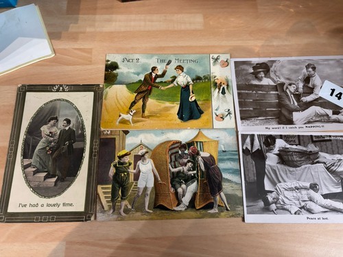 Vintage postcards job - postcards,
