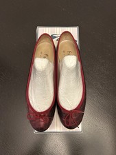 French Sole Burgundy Metallic
