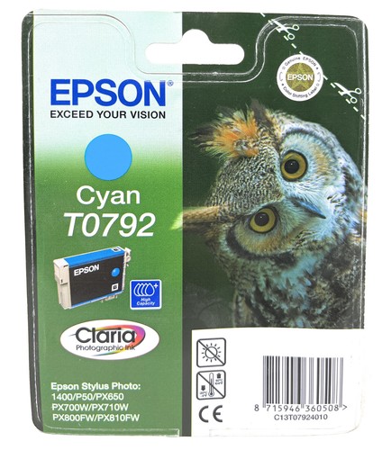 Epson t0792 original cyan - epson,