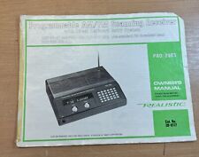 Realistic Programmable AM/FM