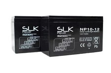 2 (Pair) SLK POWER RECONDITIONED AGM 12V 10AH MOBILITY SCOOTER BATTERIES