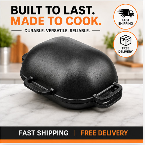 Cast iron bread dual purpose - bread, dual-purpose