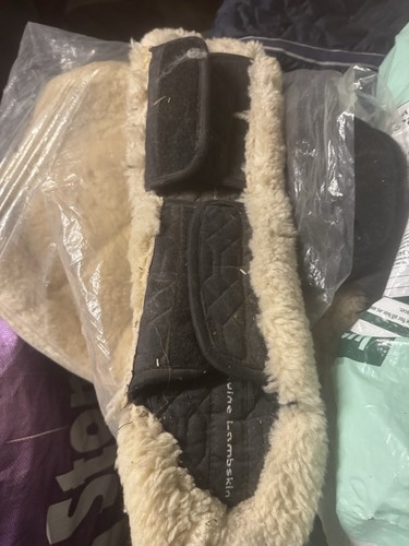 Sheepskin girth sleeve - sheepskin,
