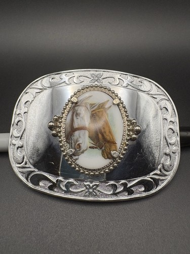 Silver tone western cowboy - silver,