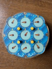 Rubik’s Clock, Retro Puzzle Machine, Great Condition