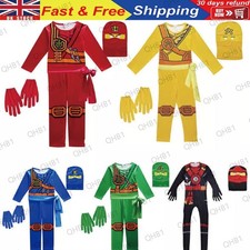 2026 Ninjago Kai Jay Lloyd  Kids Cosplay Costume Bodysuit OveralI Gloves Gifts