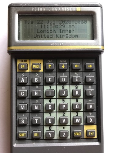 Psion organizer model lz - ii,