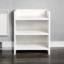Bedside 3 Tier Cabinet White
