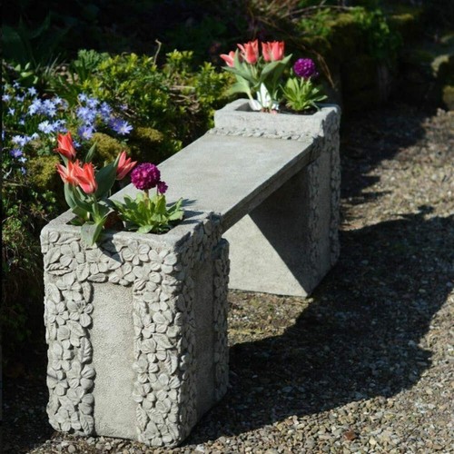 Daisy design stone cast garden - daisy,