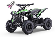 ROCKET RACE X KIDS 48V QUAD BIKE 1000W ELECTRIC BATTERY RIDE ON ATV / IN GREEN