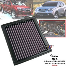 High Flow Air Filter For Isuzu D-Max Pickup MU-X 2.5L 3.0L 4JK1 4JJ1 2012-ON