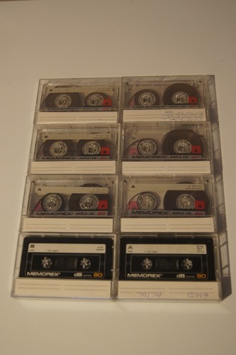 Audio cassettes used - x,