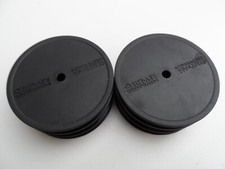 New Schumacher CAT K1 Buggy Front Wheels (Pair) Black U4131 (pin fitment)