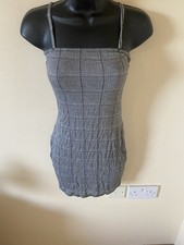Stretchy Dogtooth Design Dress