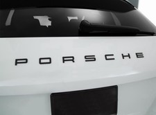 Porsche Rear Lettering Badge Gloss Black Emblem Fits Cayenne Macan Panamera 911