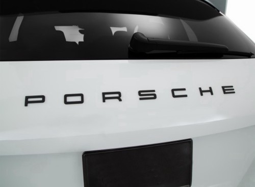 Porsche rear lettering badge - porsche,