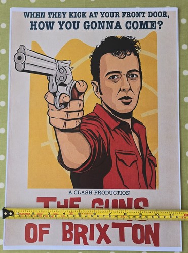 The clash poster print - the, clash,