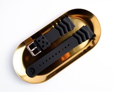 Seiko SKX Diver Watch Strap – Genuine 22mm Z22 Black Silicone Band (4FY8JZ)