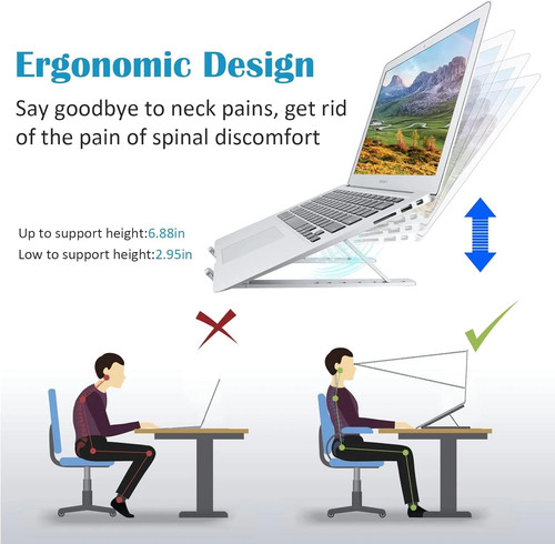 Aluminum laptop stand - laptop,