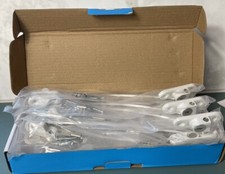 ESynic 8 Pack Solid Window Locks Child Safety Zinc Alloy&Stainless Steel Window