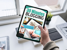 30 Minute Blogging, Learn How to Blog for Profit, Video Training on CD-Rom + D/L