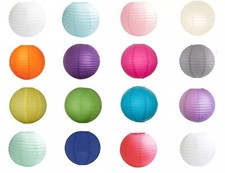 8" 10" 12" 14" 20" Round Paper Lantern Lampshade Birthday Wedding Party Decor