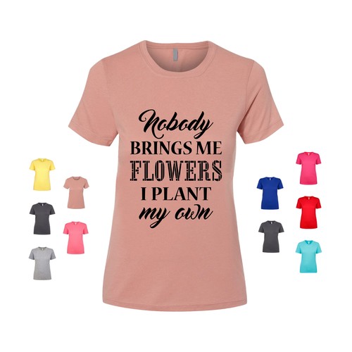 Nobody brings flowers - me, i
