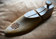 One vintage Wooden Shoe Lasts, left foot