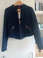 Navy Blue Boucle Jacket,small