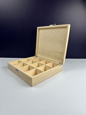 Brand new wooden box tea bag