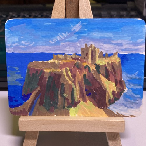 Aceo original scottish - aceo,