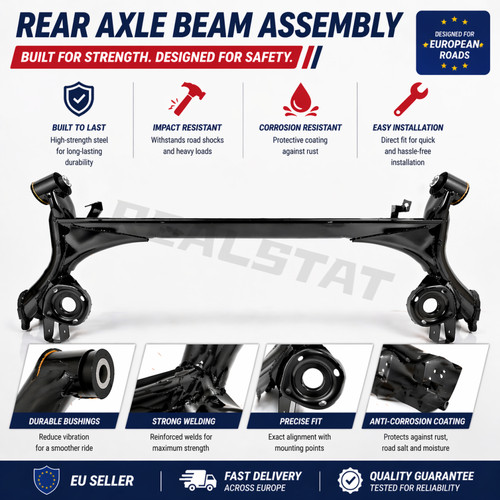Rear axle subframe - rear, crossmember