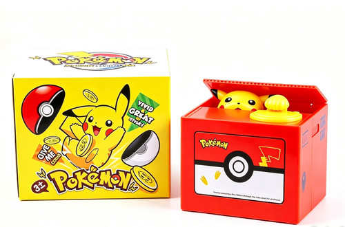 Pokemon piggy bank action - pokemon,