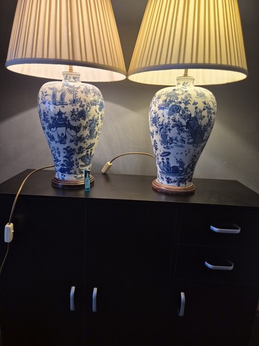 Pair large antique